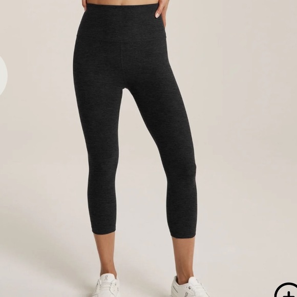 High Waisted Spacedye Capri Legging - Picture 1 of 16